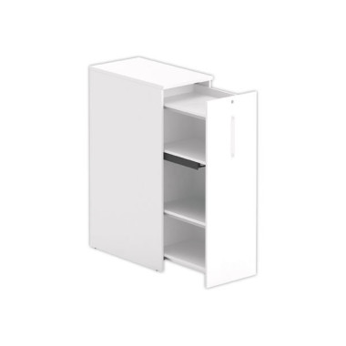 Armoire Orga tower ouverture à droite H1300 blanc - Shopdeschefs