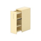 Armoire Orga tower ouverture à gauche H1300 hêtre - Shopdeschefs