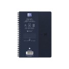Cahier Signature broché A5 160 pages 5x5. Bleu - Oxford