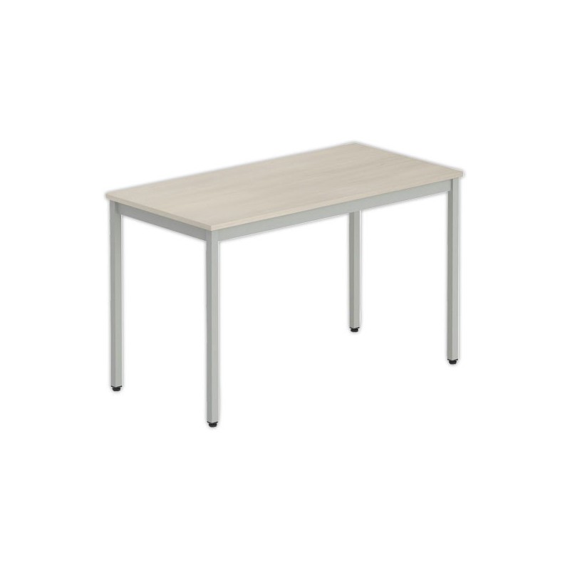 Table modulaire rectangulaire 120 x 60 acacia / alu - Shopdeschefs