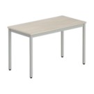 Table modulaire rectangulaire 120 x 60 acacia / alu - Shopdeschefs