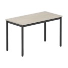 Table modulaire rectangulaire 120 x 60 acacia / noir - Shopdeschefs