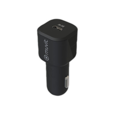 Chargeur voiture USB-C 30W - Muvit