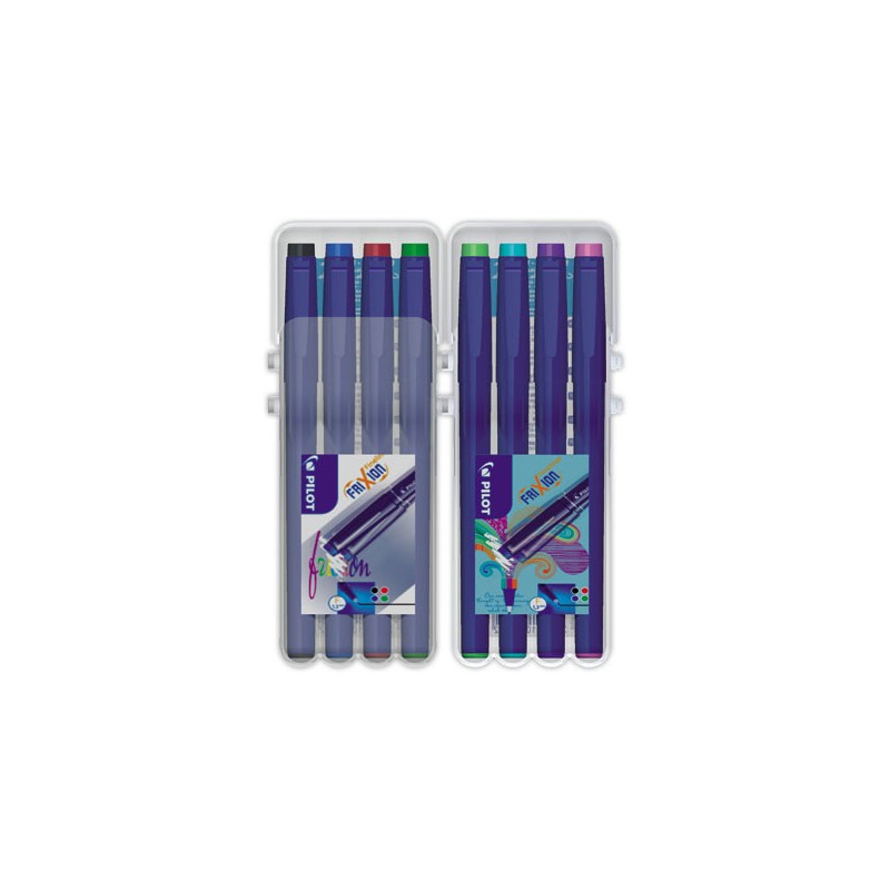 Feutres d'écriture moyenne effaçable Frixion Fineliner PILOT x8 - Pilot