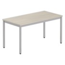 Table modulaire rectangulaire 140 x 70acacia / alu - Shopdeschefs