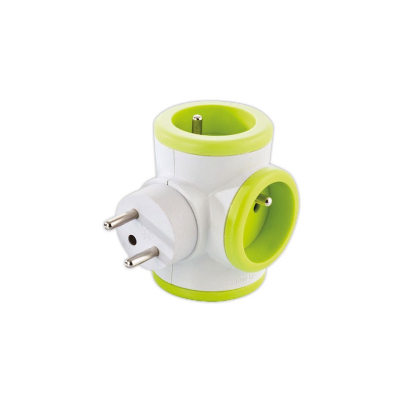 Prise Triplite 3X16A rotative. Présentation libre service - Watt&Co