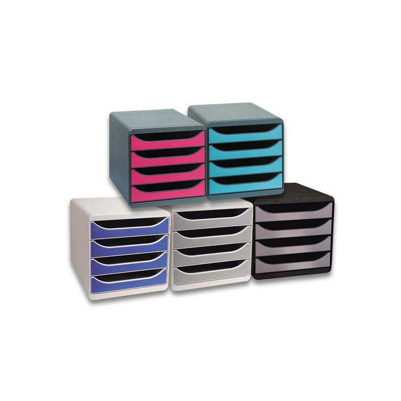 Module de classement 4 tiroirs Big boxEXACOMPTA - Exacompta