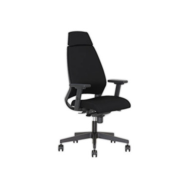 Fauteuil tapissé KENARI monté avec accotoirs 2D - Shopdeschefs
