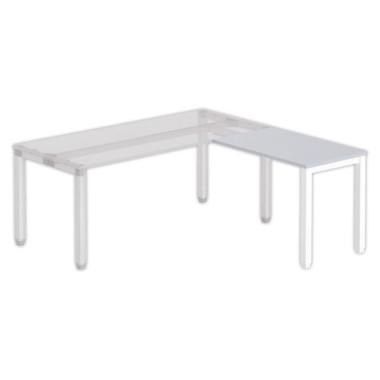 Retour BRUXELLES 98 x 60 gris - piedsblanc - Shopdeschefs