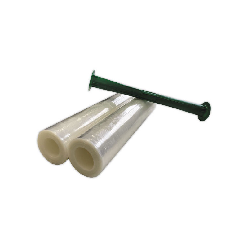 Rouleaux de film étirable 13µ - 450 mmx 300 m - SANS MANDRIN. x6 - Shopdeschefs