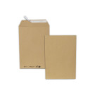 Pochettes kraft brun 90g/m² B5 176x250bande protection PEFC x500 - Gpv Green Recycle Standard