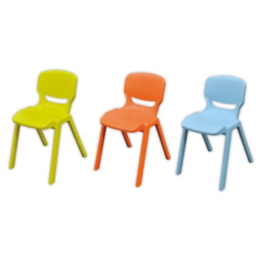 Chaises ERGOS antibactériennes 100% PPtaille 2 pour enfant x2 - Shopdeschefs