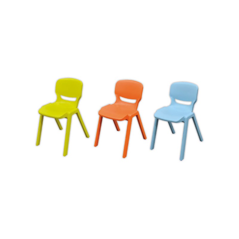 Chaises ERGOS antibactériennes 100% PPtaille 2 pour enfant x2 - Shopdeschefs