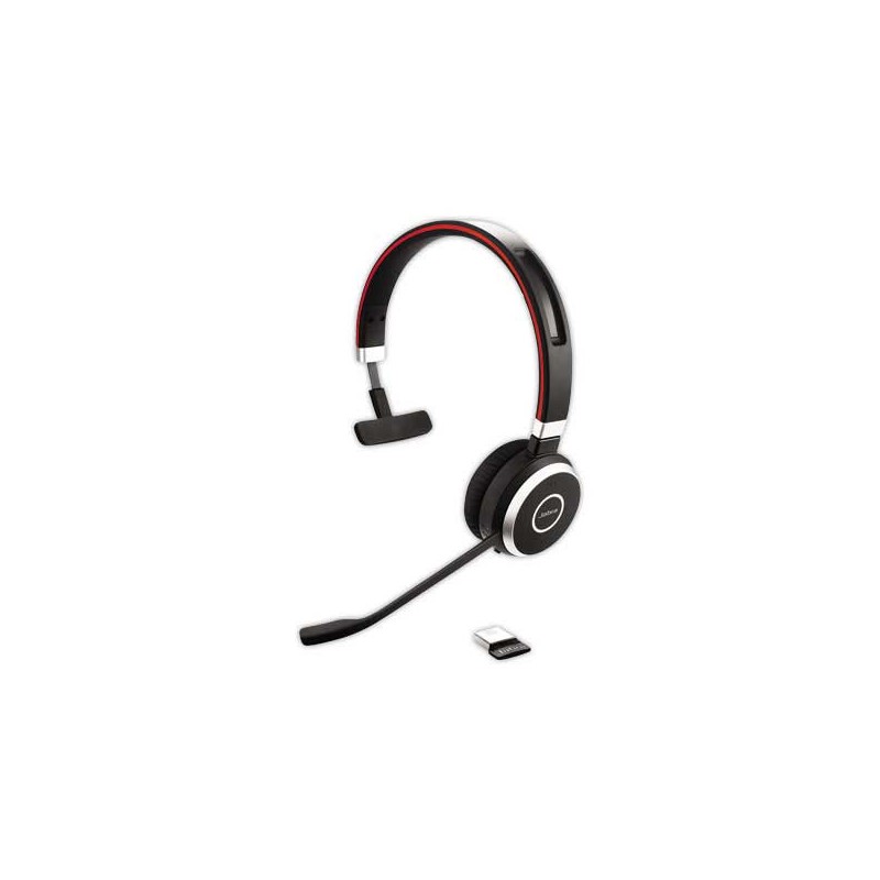 Casque téléphonique JABRA - Evolve 65 TE MS - 1 écouteur - Jabra