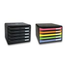 Module de classement 5 tiroirs Big Box+ à l'italienne - Exacompta