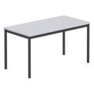 Table polyvalente rectangulaire 140 x 70 gris / noir - Shopdeschefs