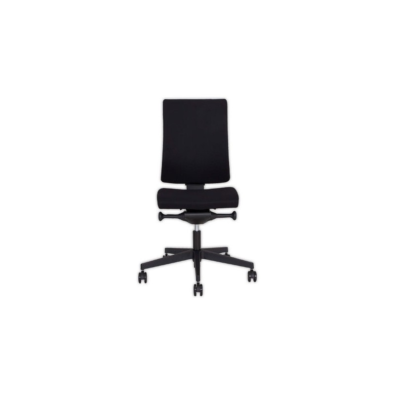 Siège Navigo tissu mécanisme synchronedécalé noir coque noire-monté - Shopdeschefs