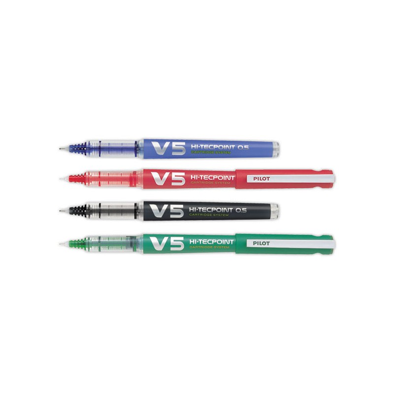 Roller pointe aiguille PILOT Hi-Tecpoint V5 Rechargeable-Ecriture fine - Pilot