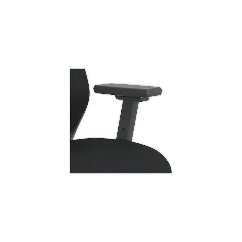 Siège NAVIGO MESH synchrone noir montéavec accotoirs 4D - Shopdeschefs
