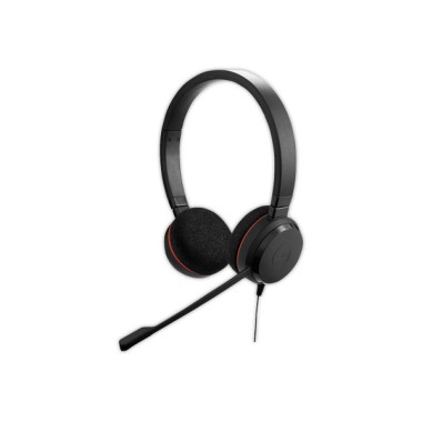 Casque téléphonique filaire JABRA - Evolve 20 MS USB-A - 2 écouteurs - Jabra