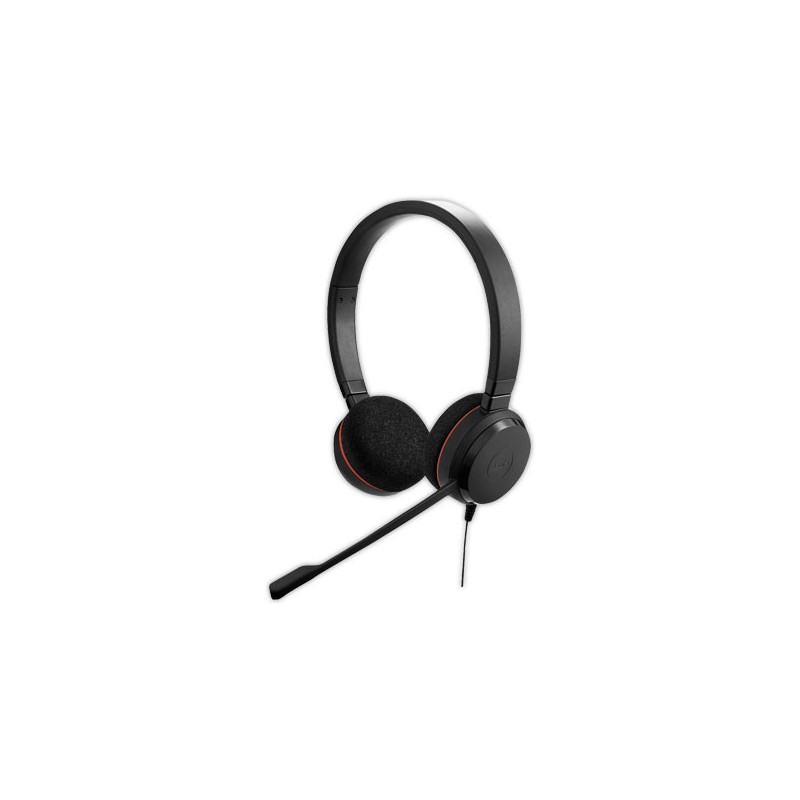 Casque téléphonique filaire JABRA - Evolve 20 MS USB-A - 2 écouteurs - Jabra