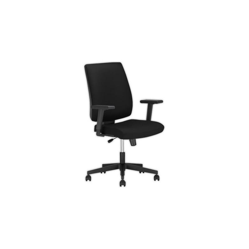 Siège Taktik synchrone tissu noir avecaccotoirs montés - Shopdeschefs