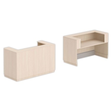Module central complet Delta Plus 1840x820x1100 mm acacia - Shopdeschefs