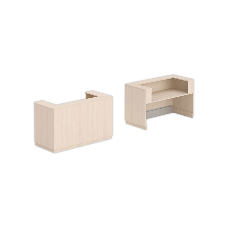 Module central complet Delta Plus 1840x820x1100 mm acacia - Shopdeschefs