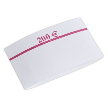 Bracelets papier pour 20 billets de 10euros x500 - Shopdeschefs