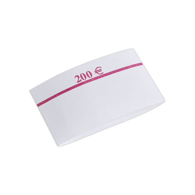 Bracelets papier pour 20 billets de 10euros x500 - Shopdeschefs