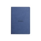 Carnet piqué Rhodiarama A5 64 pages, ligné, couverture souple bleue - Rhodia