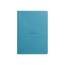 Carnet piqué Rhodiarama A5 64 pages, ligné,couverture souple turquoise - Rhodia