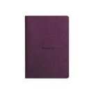 Carnet piqué Rhodiarama A5 64 pages, ligné, couverture souple violette - Rhodia