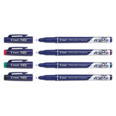 Feutre d'écriture Frixion Fineliner - PILOT - Effaçable - Pilot