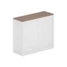 Top finition en mélaminé ép 25 mm L120- noyer - Shopdeschefs
