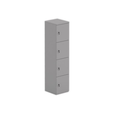 Tour 4 cases LOK 40x175 sans fente et clés, argent - Shopdeschefs