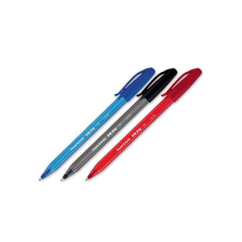 Stylo bille PAPERMATE INKJOY 100 -corps triangulaire- 0.7 mm - Inkjoy