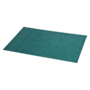 Sous-mains Rhodia simil cuir rigide 60x40 - Bleu pétrole - Rhodia