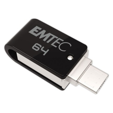 Clé usb dual micro USB 2.0 64Go - Emtec