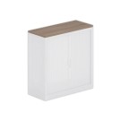 Top finition en mélaminé ép 25 mm L100- noyer - Shopdeschefs
