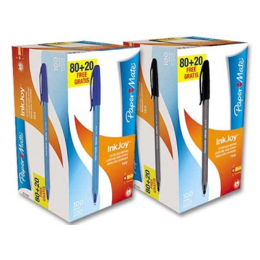 Stylos bille INKJOY 100CAP x100 - Inkjoy