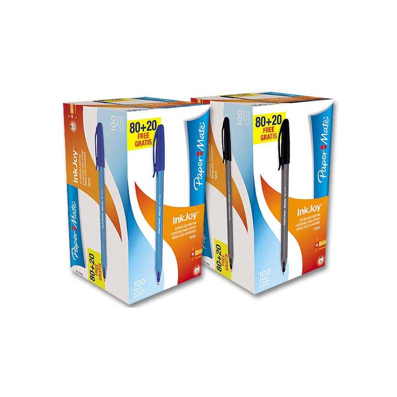 Stylos bille INKJOY 100CAP x100 - Inkjoy