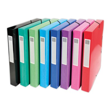 Boîtes de classement EXACOMPTA Iderama- Dos 4 cm - assortis x8 - Exacompta
