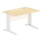 Bureau BUENOS AIRES 120 x 80 hêtre - pieds blancs - Fiducial Office Solutions