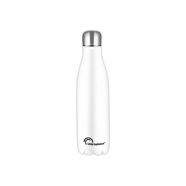 Bouteille isotherme inox 50 cl, coloris blanc - Shopdeschefs