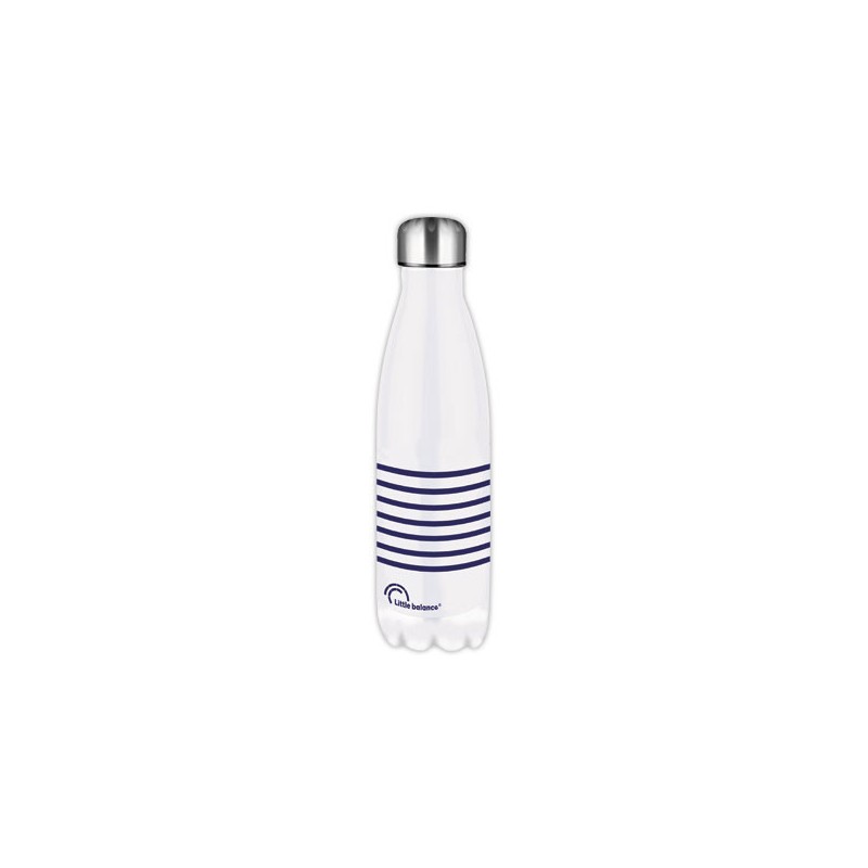 Bouteille isotherme inox 50 cl, coloris rayé bleu - Shopdeschefs