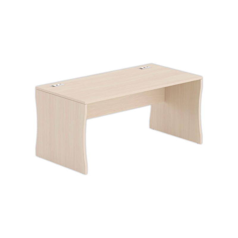 Bureau BUDAPEST 160 x 80 acacia - Fiducial Office Solutions