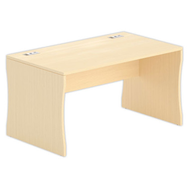Bureau BUDAPEST 160 x 80 hêtre - Fiducial Office Solutions