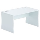 Bureau BUDAPEST 160 x 80 gris - Fiducial Office Solutions