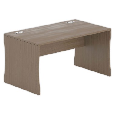 Bureau BUDAPEST 160 x 80 noyer - Fiducial Office Solutions